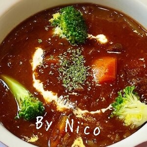 お肉ホロホロ♡ヘルシー♡ビストロ風♡ビーフシチュー